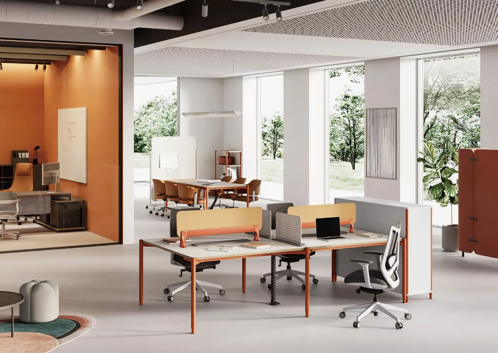 Office furniture and workspace fit-out by Office Planner in a Singapore office
